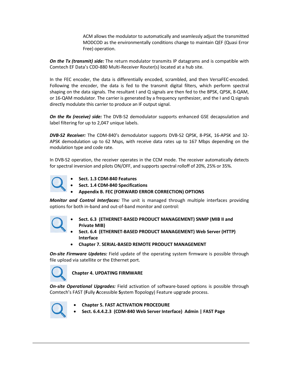 Comtech EF Data CDM-840 User Manual | Page 27 / 244