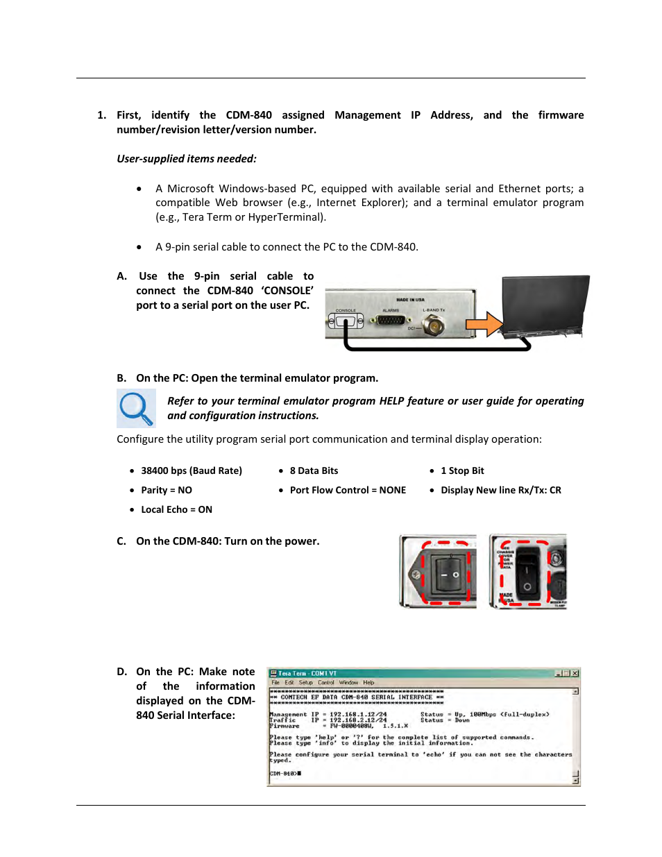 Comtech EF Data CDM-840 User Manual | Page 56 / 244