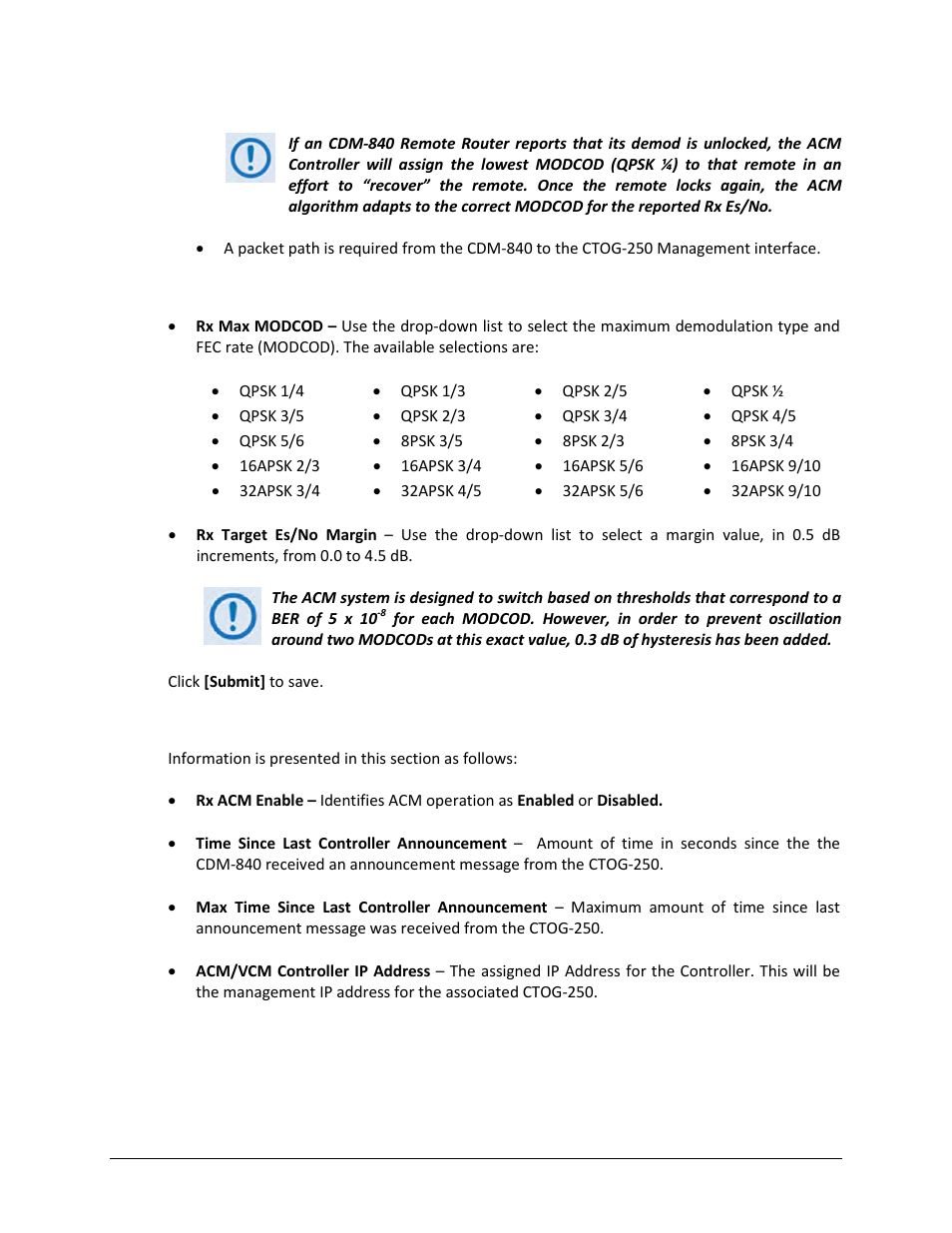 Comtech EF Data CDM-840 User Manual | Page 99 / 244