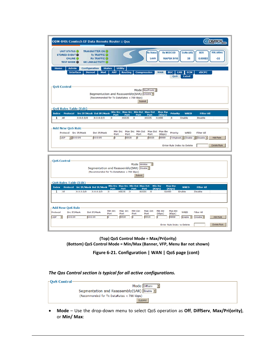 Comtech EF Data ODM-840 User Manual | Page 127 / 184
