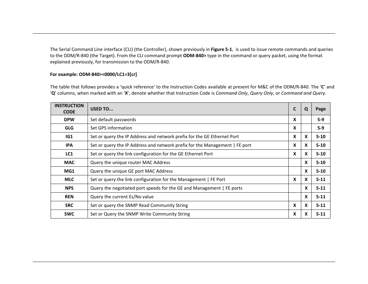 3 remote commands and queries | Comtech EF Data ODM-840 User Manual | Page 164 / 184