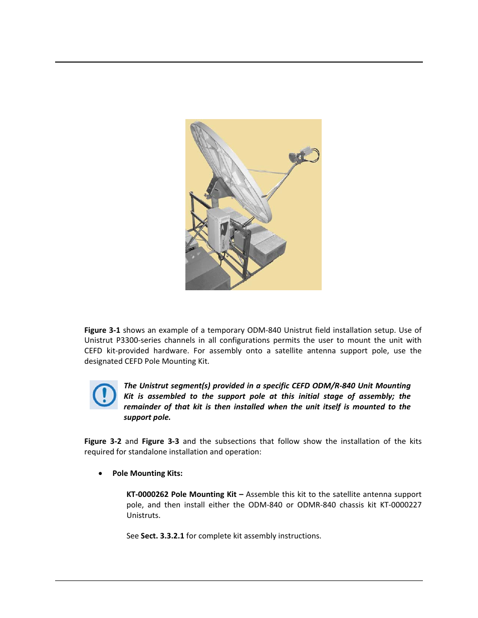 3 odm/r-840 standalone installation, 1 overview | Comtech EF Data ODM-840 User Manual | Page 53 / 184