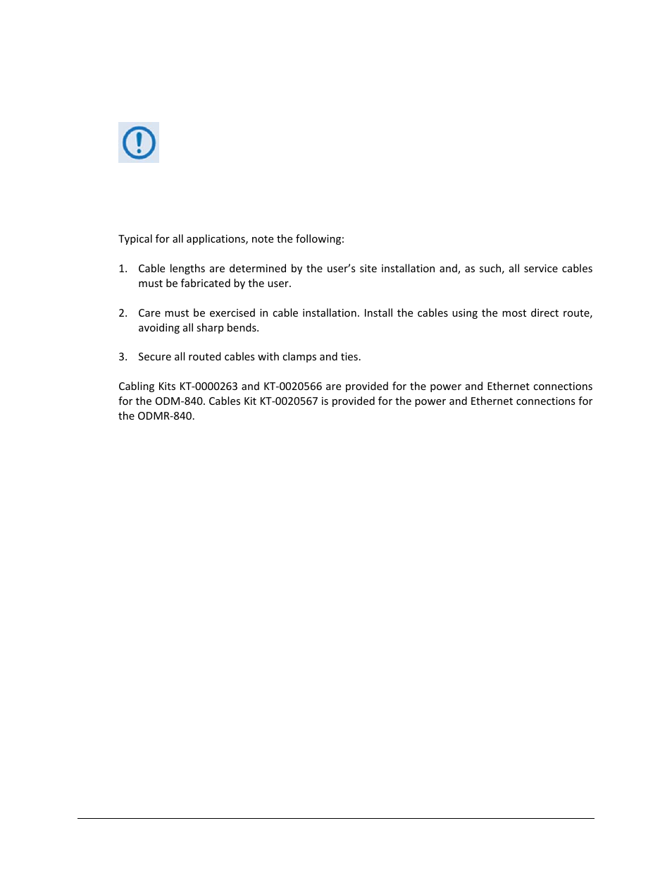 4 odm/r-840 cabling, 4 for det | Comtech EF Data ODM-840 User Manual | Page 69 / 184