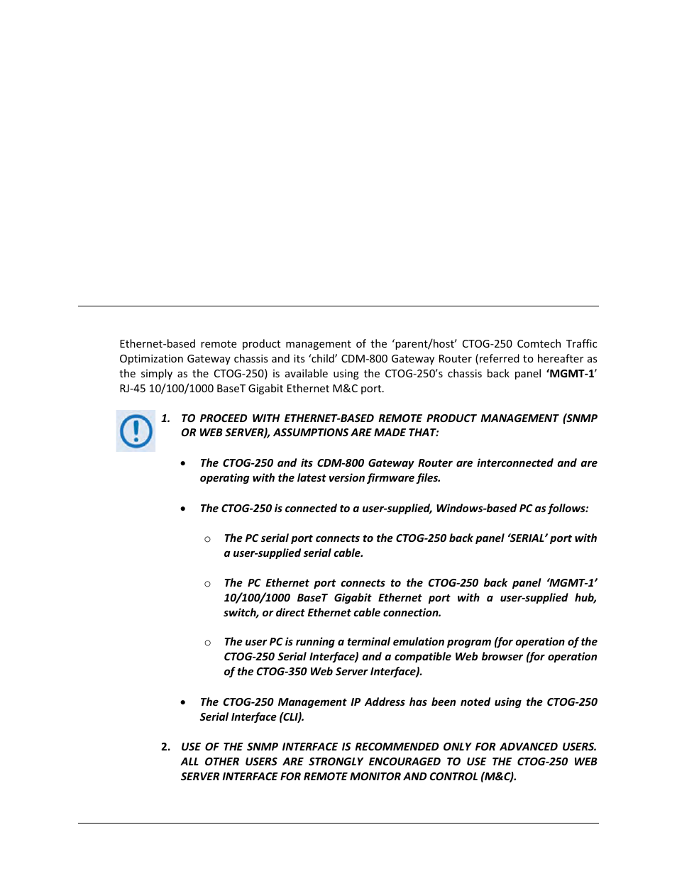 1 introduction | Comtech EF Data CTOG-250 User Manual | Page 103 / 236