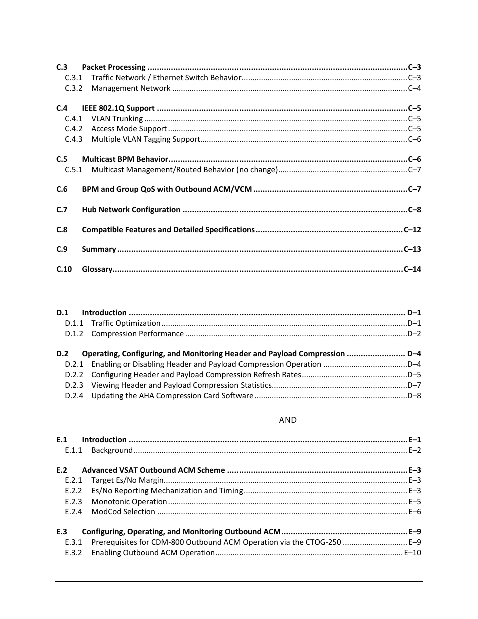 Comtech EF Data CTOG-250 User Manual | Page 11 / 236