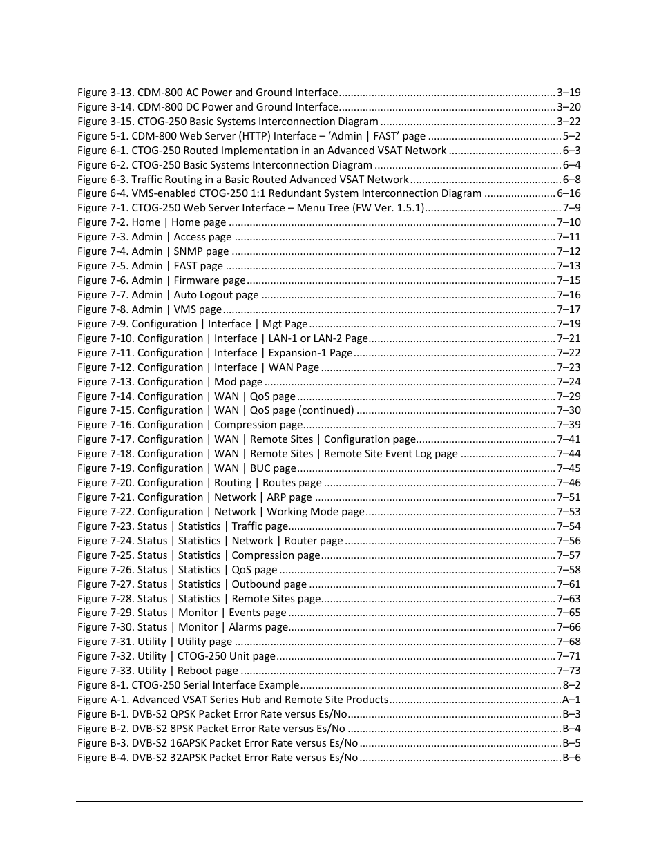 Comtech EF Data CTOG-250 User Manual | Page 13 / 236