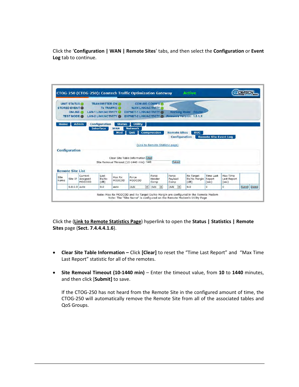 Comtech EF Data CTOG-250 User Manual | Page 143 / 236