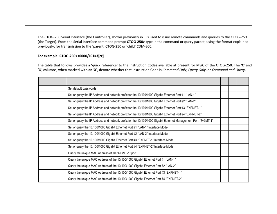 3 remote commands and queries | Comtech EF Data CTOG-250 User Manual | Page 184 / 236