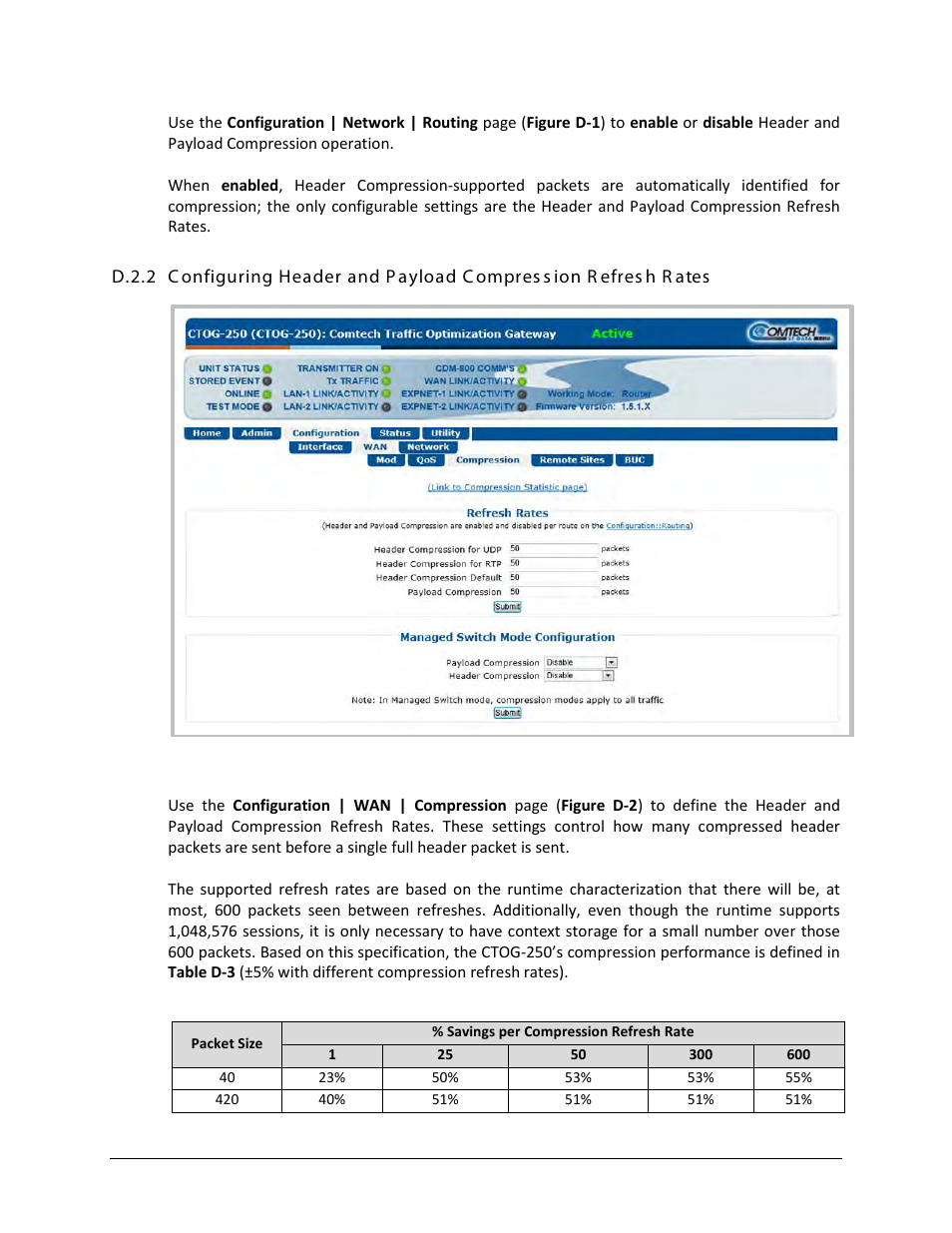 Comtech EF Data CTOG-250 User Manual | Page 219 / 236