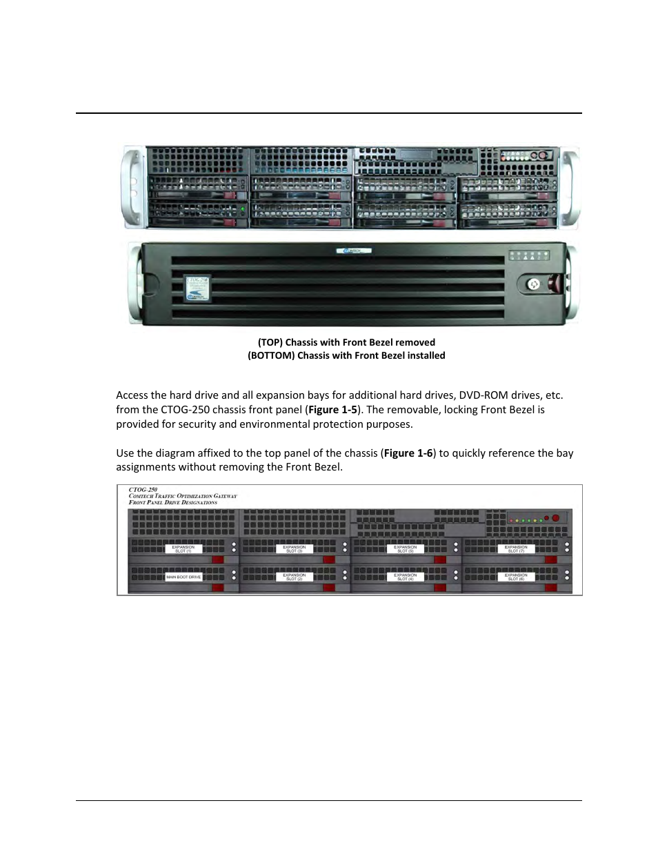 3 ctog-250 physical features, 1 front panel | Comtech EF Data CTOG-250 User Manual | Page 30 / 236