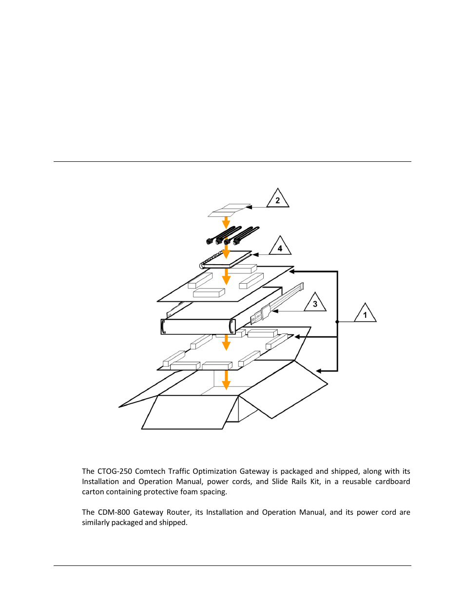 Chapter 2. installation, 1 unpacking and inspecting the shipment | Comtech EF Data CTOG-250 User Manual | Page 41 / 236
