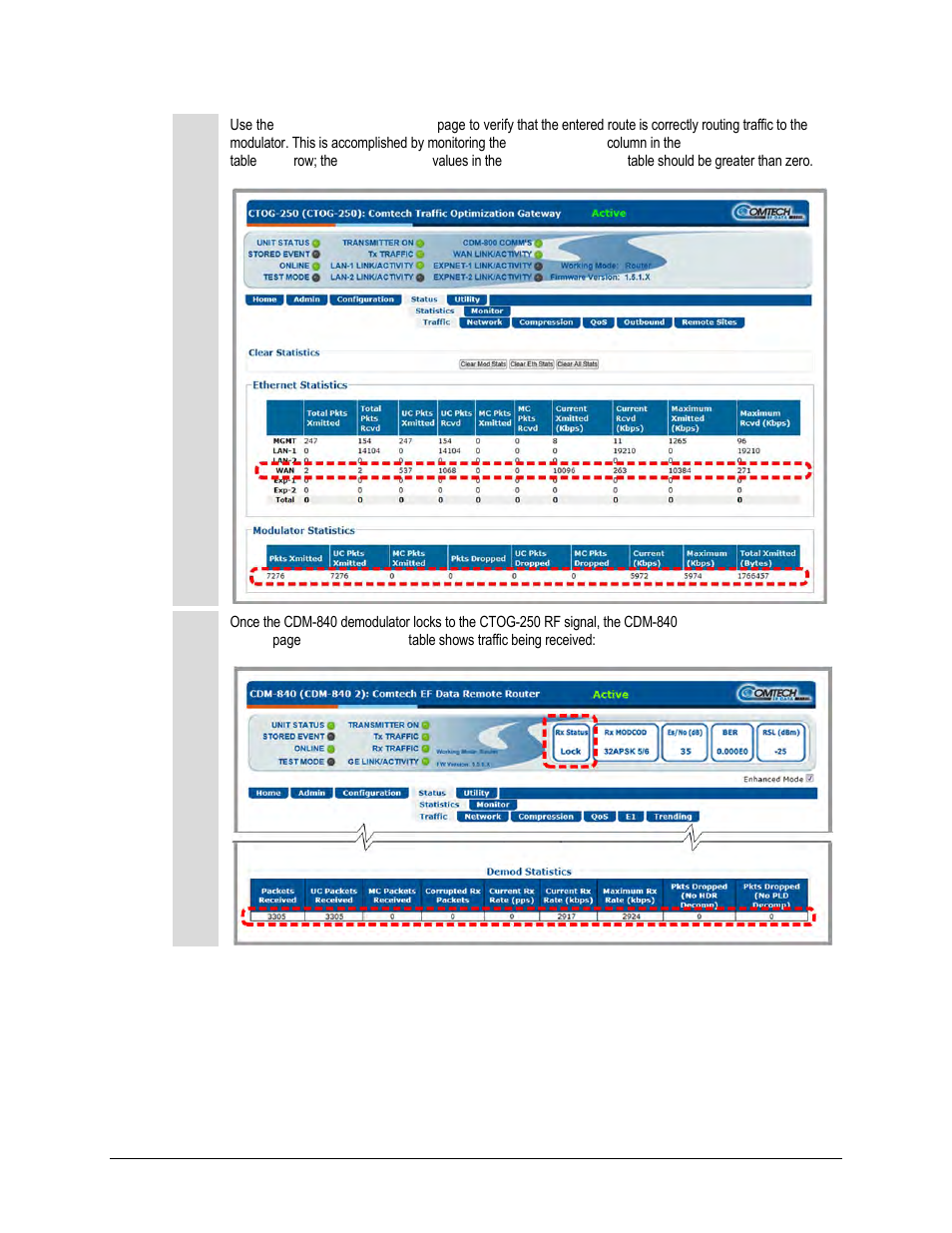 Comtech EF Data CTOG-250 User Manual | Page 96 / 236