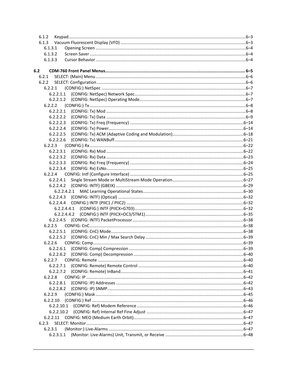 Comtech EF Data CDM-760 User Manual | Page 10 / 416