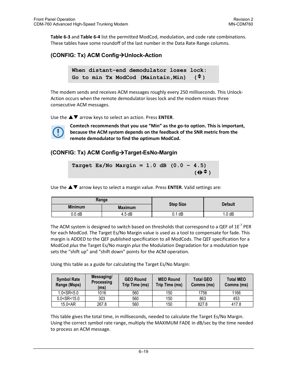 Comtech EF Data CDM-760 User Manual | Page 105 / 416
