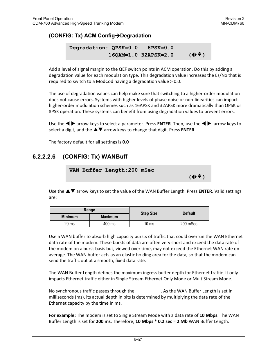 Comtech EF Data CDM-760 User Manual | Page 107 / 416