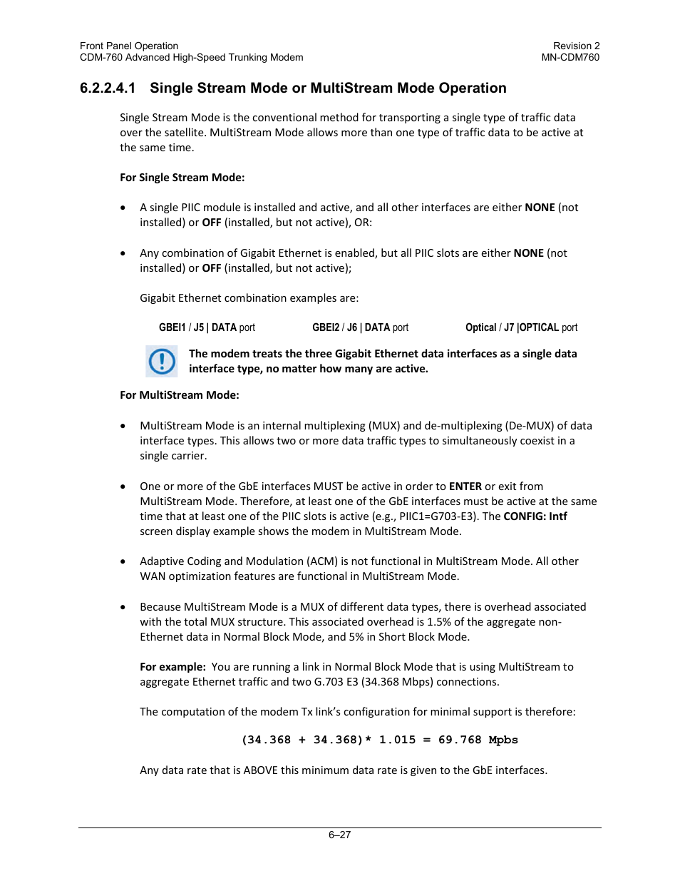 Comtech EF Data CDM-760 User Manual | Page 113 / 416