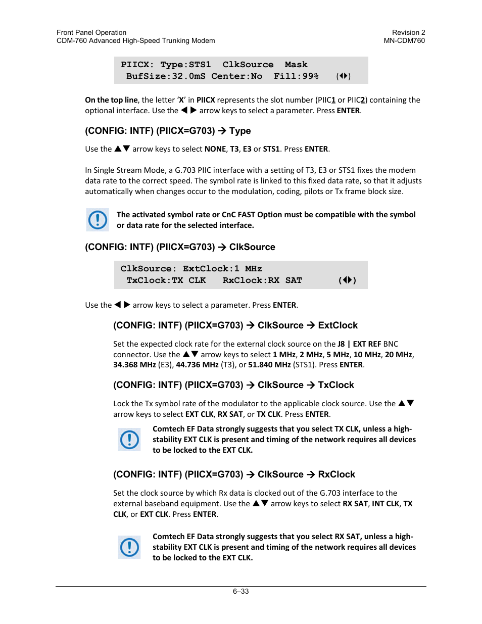 Comtech EF Data CDM-760 User Manual | Page 119 / 416
