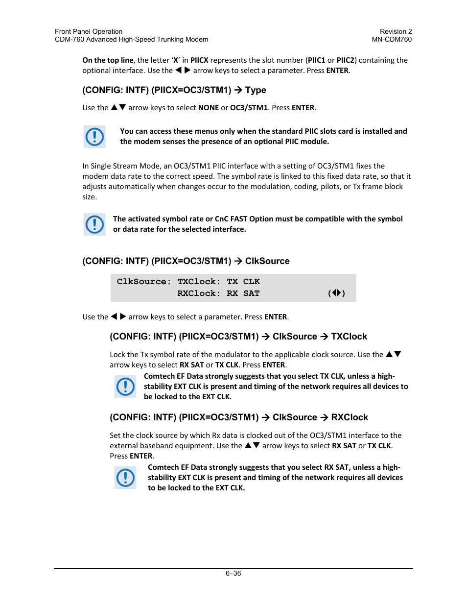 Comtech EF Data CDM-760 User Manual | Page 122 / 416
