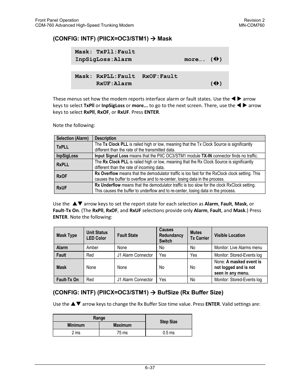 Comtech EF Data CDM-760 User Manual | Page 123 / 416