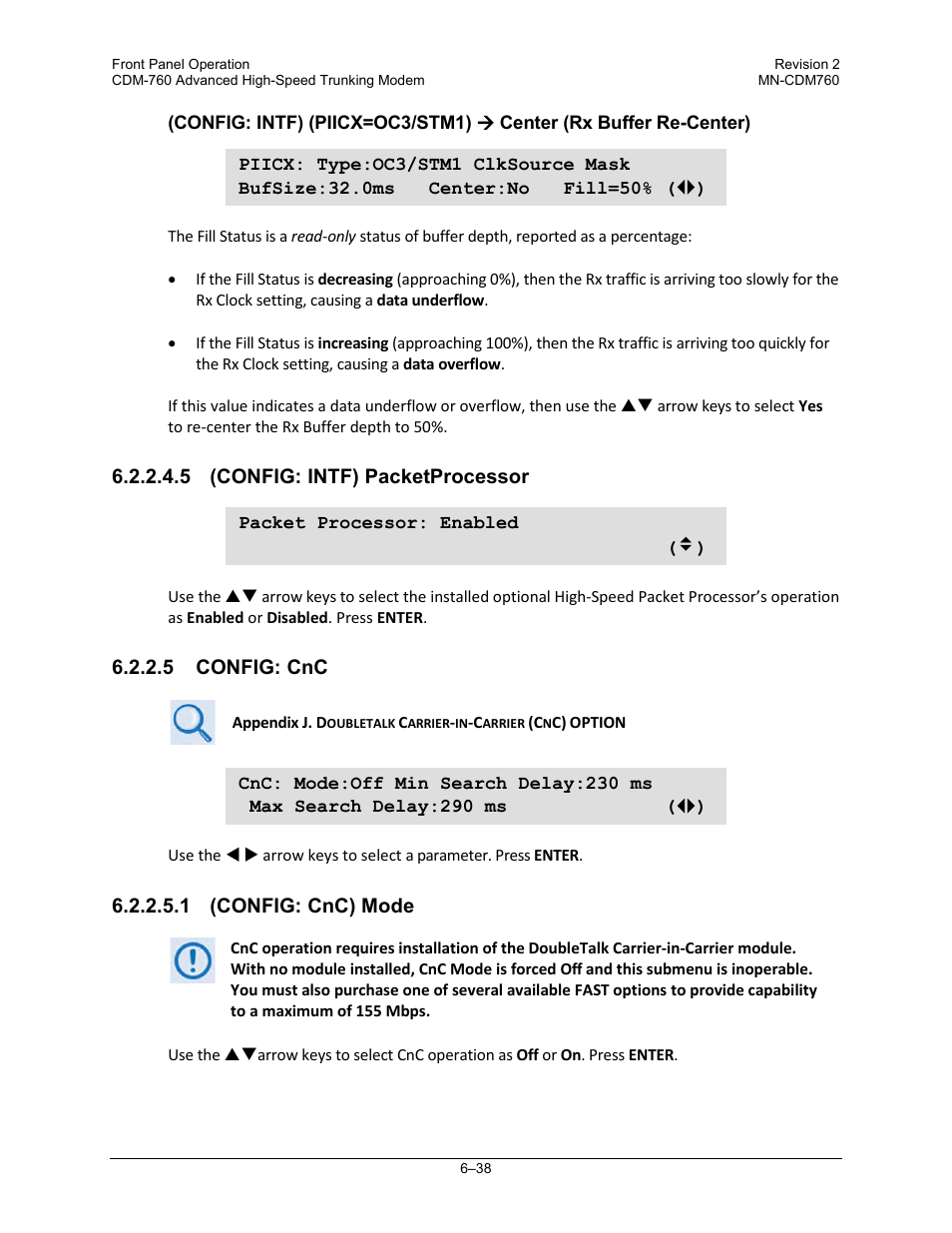 Comtech EF Data CDM-760 User Manual | Page 124 / 416