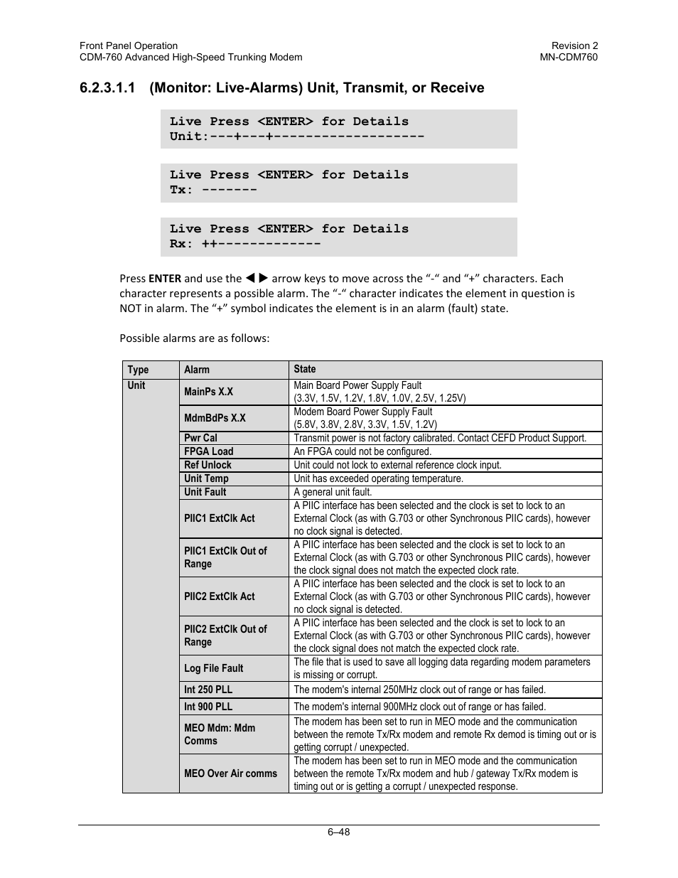 Comtech EF Data CDM-760 User Manual | Page 134 / 416