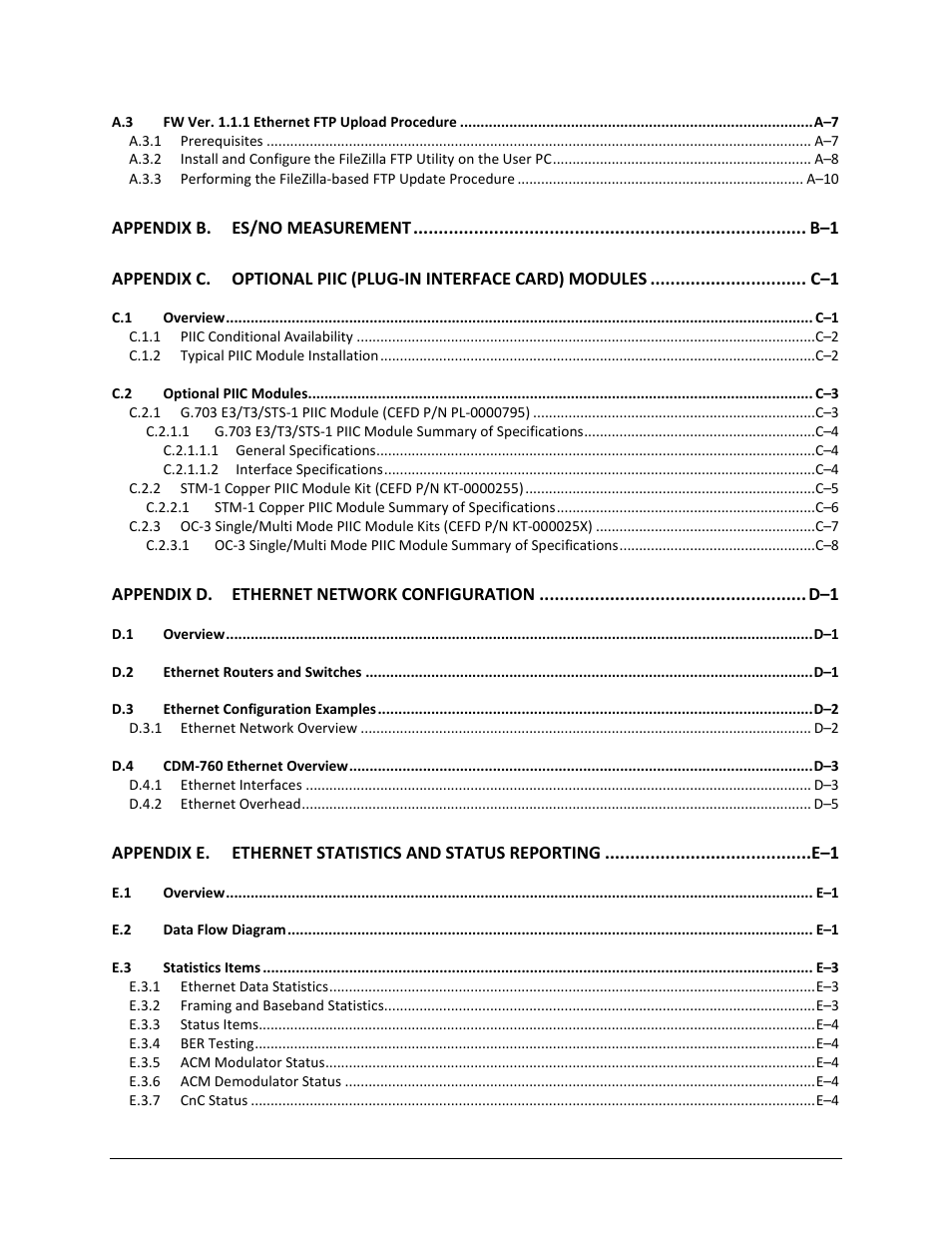 Comtech EF Data CDM-760 User Manual | Page 14 / 416
