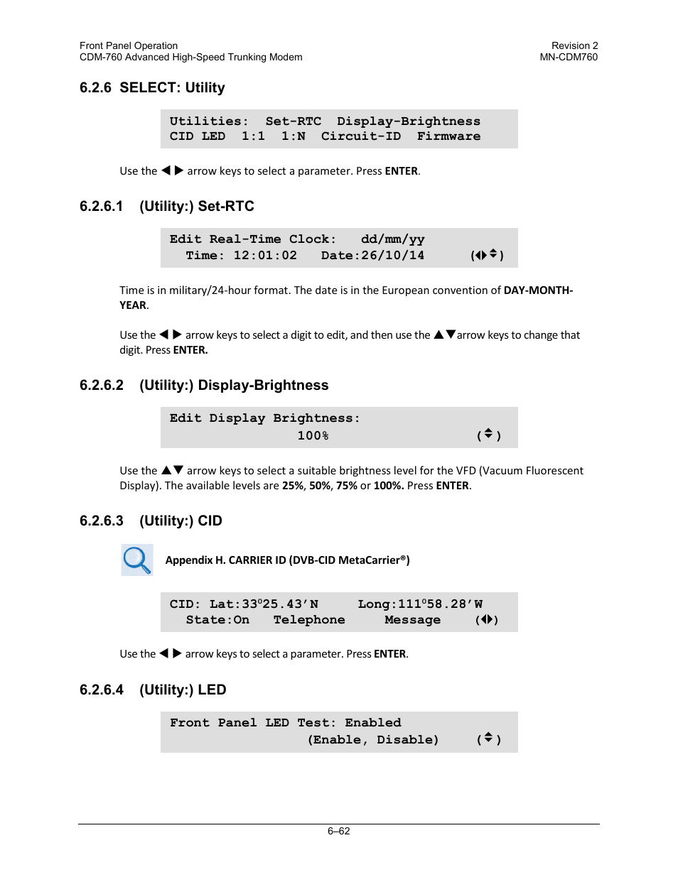 Comtech EF Data CDM-760 User Manual | Page 148 / 416