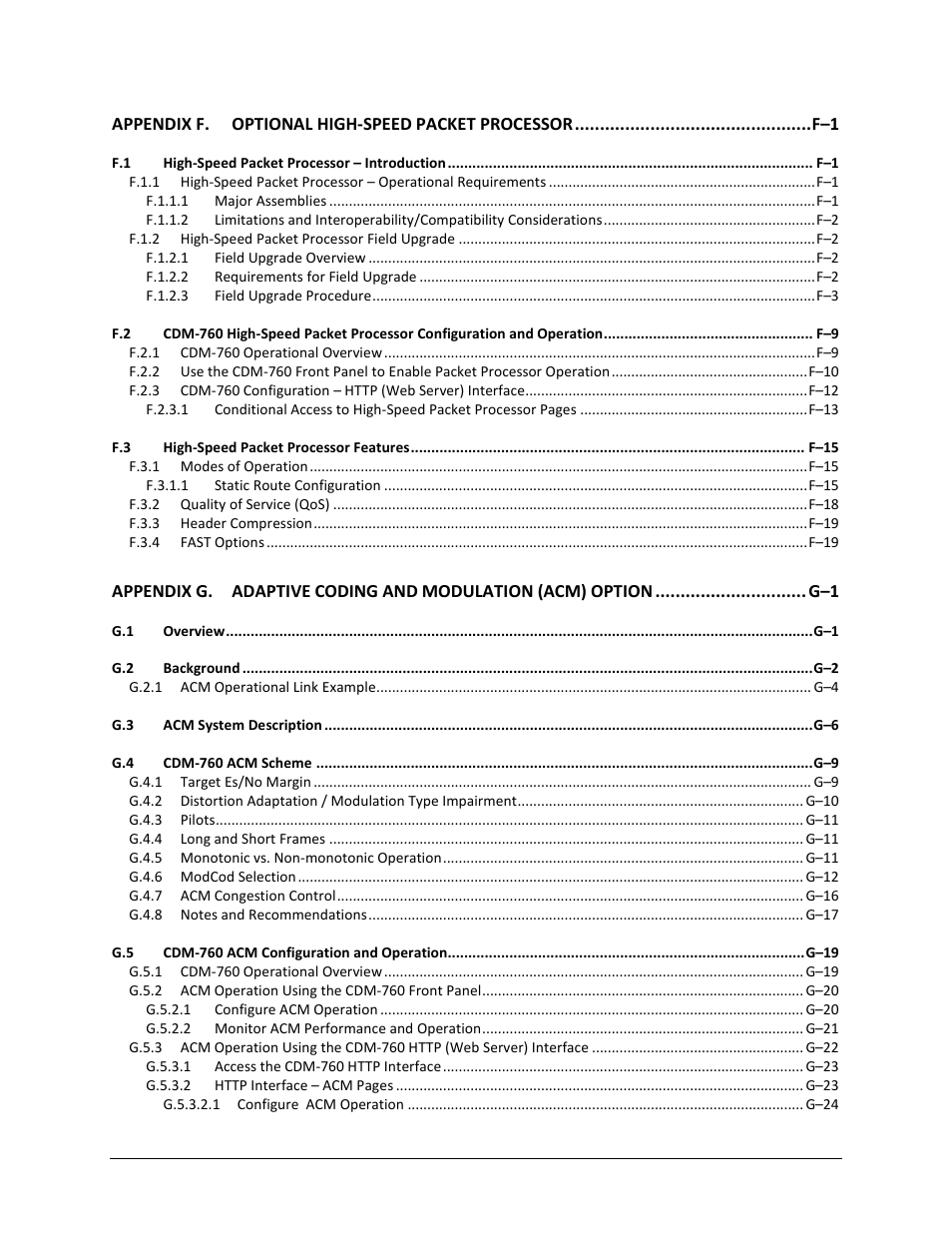 Comtech EF Data CDM-760 User Manual | Page 15 / 416