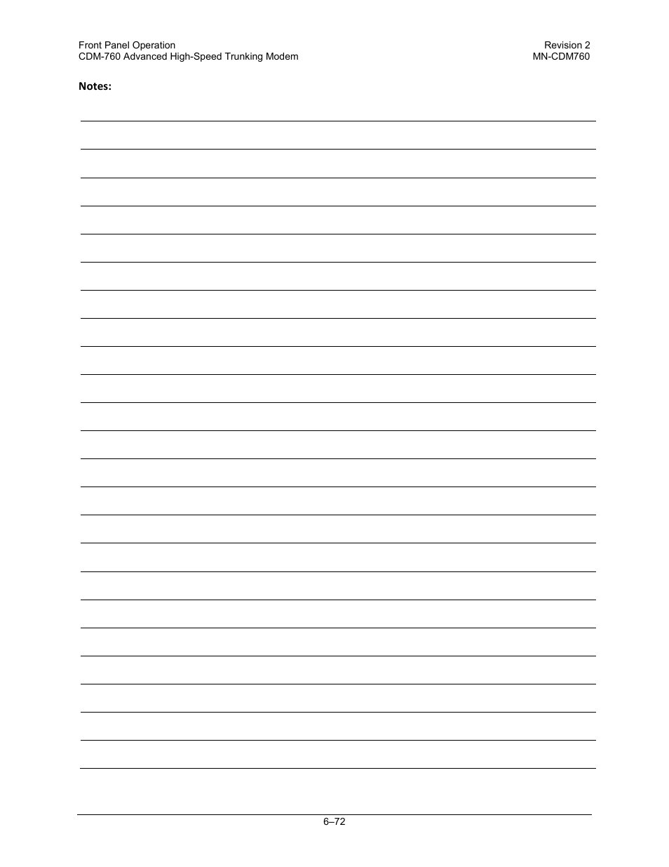 Comtech EF Data CDM-760 User Manual | Page 158 / 416
