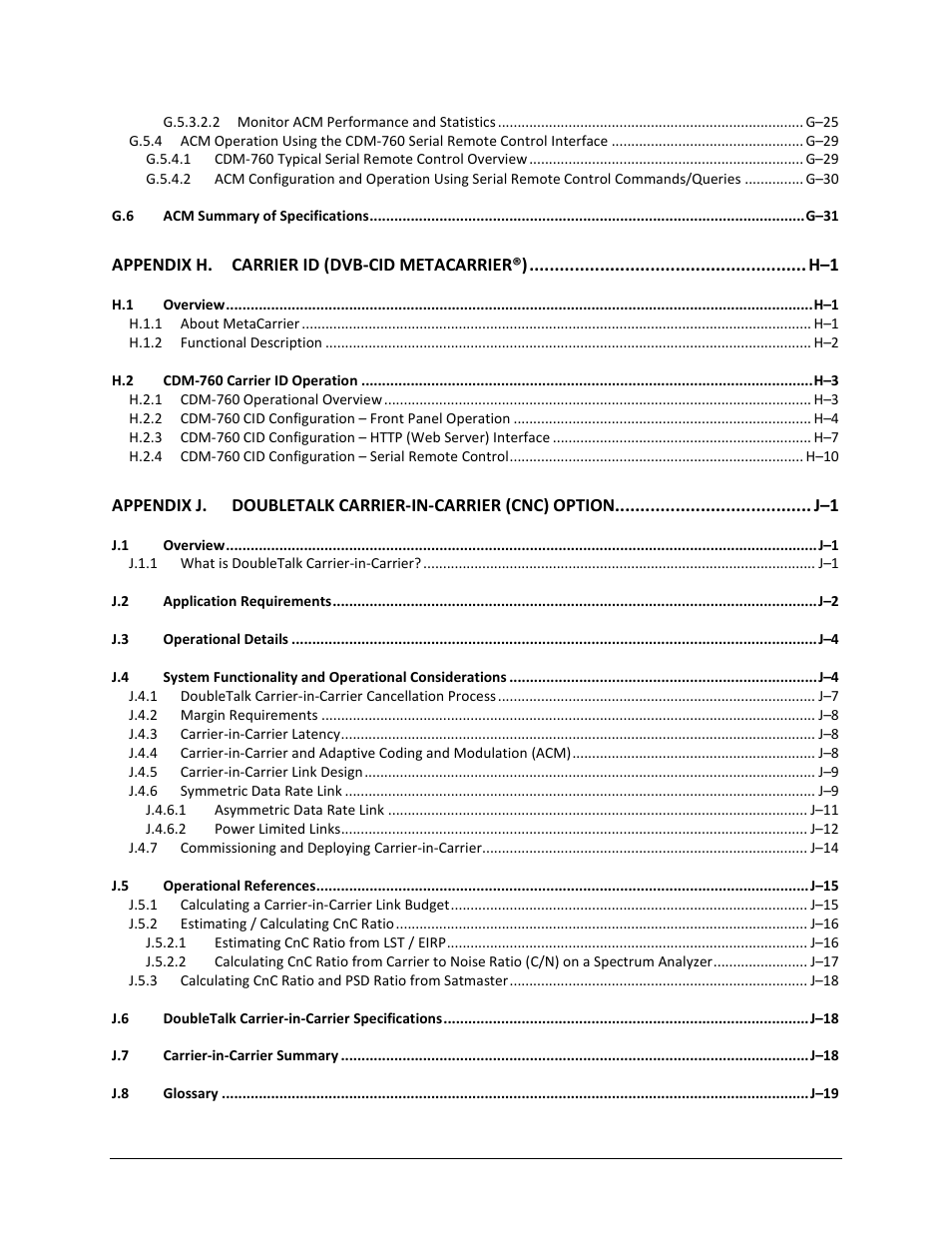 Comtech EF Data CDM-760 User Manual | Page 16 / 416