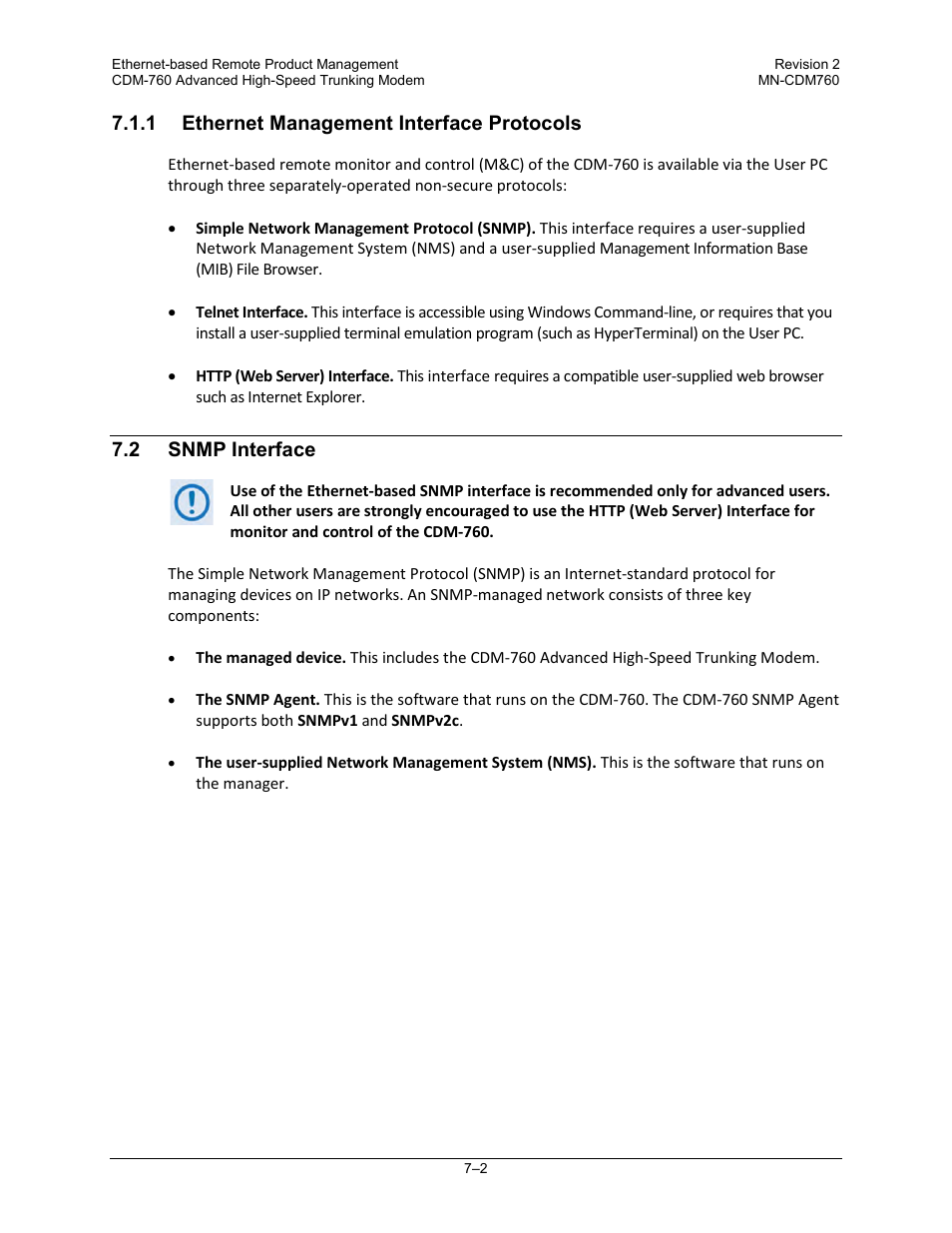 Comtech EF Data CDM-760 User Manual | Page 160 / 416