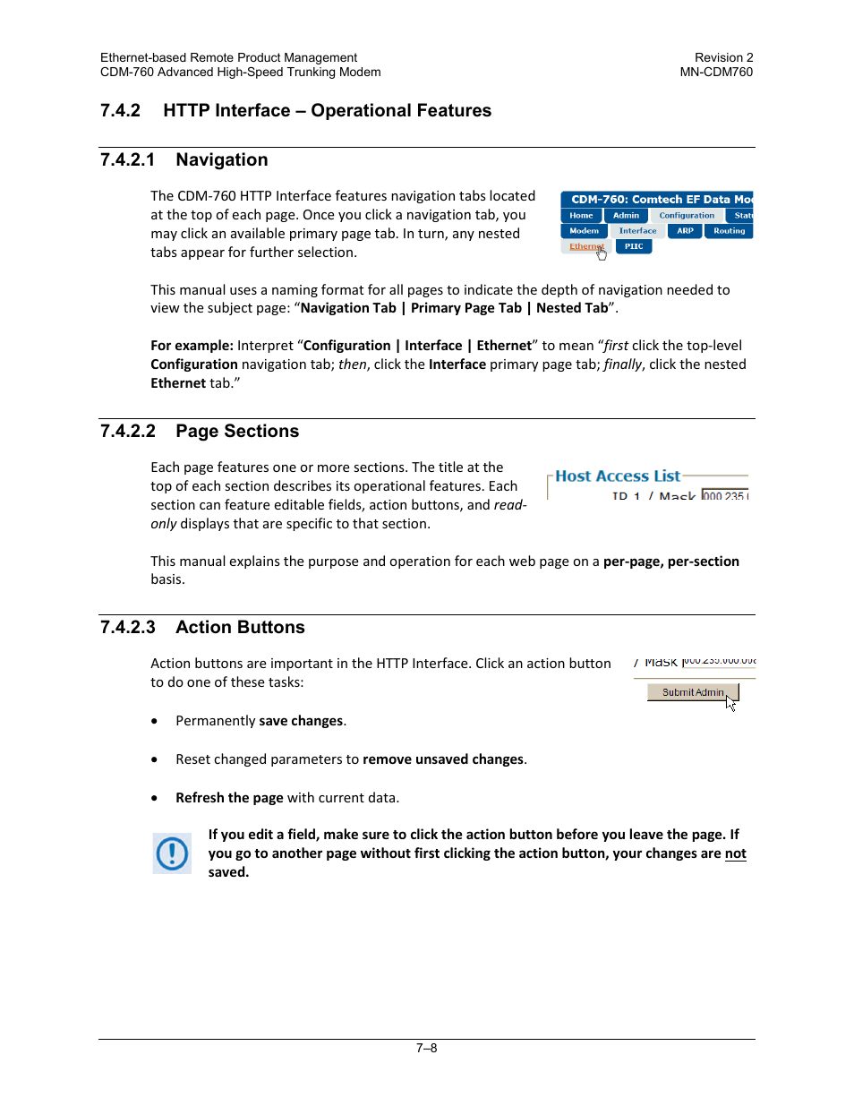 Comtech EF Data CDM-760 User Manual | Page 166 / 416