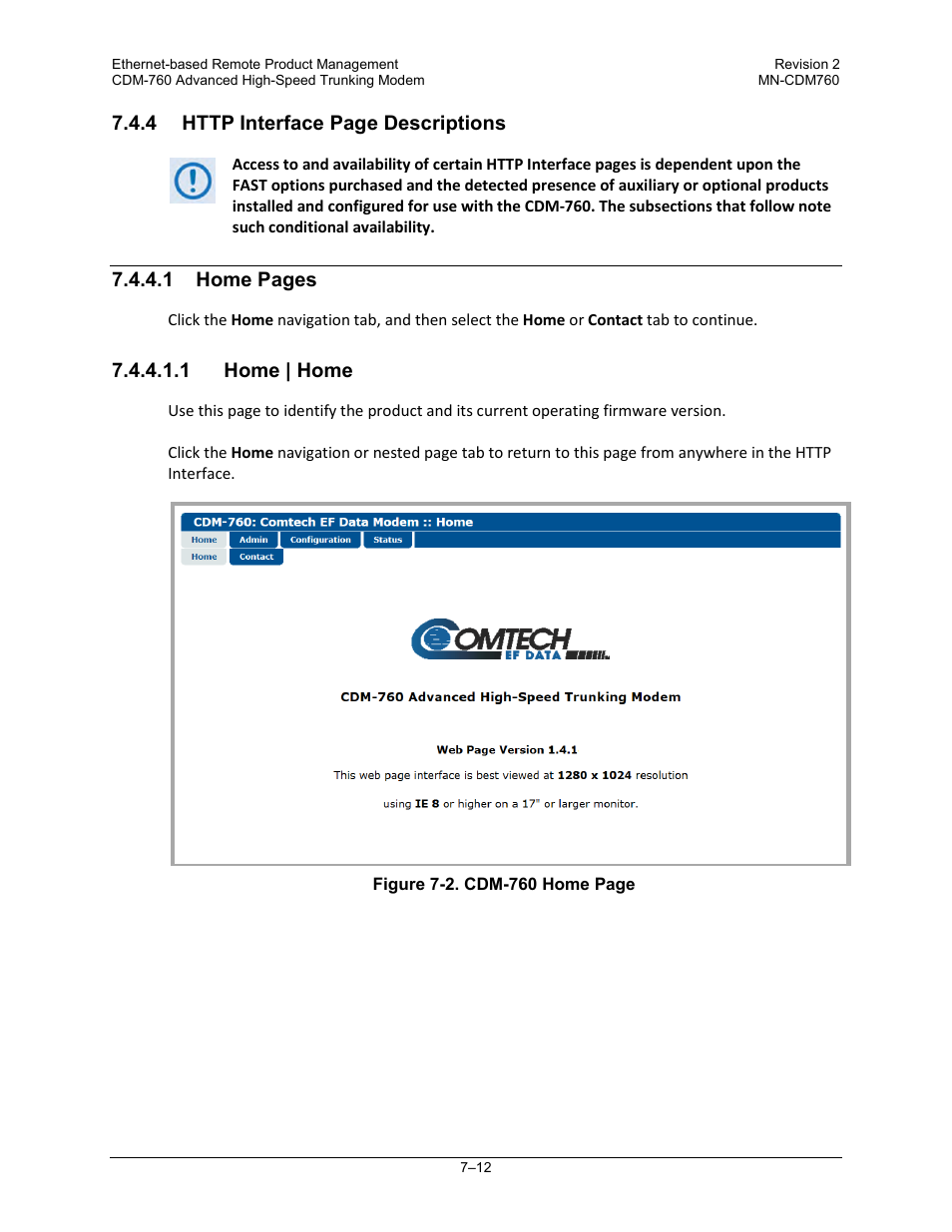 Comtech EF Data CDM-760 User Manual | Page 170 / 416