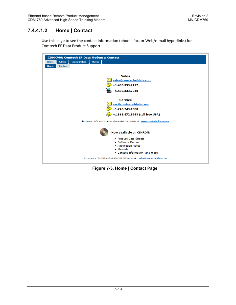 Comtech EF Data CDM-760 User Manual | Page 171 / 416