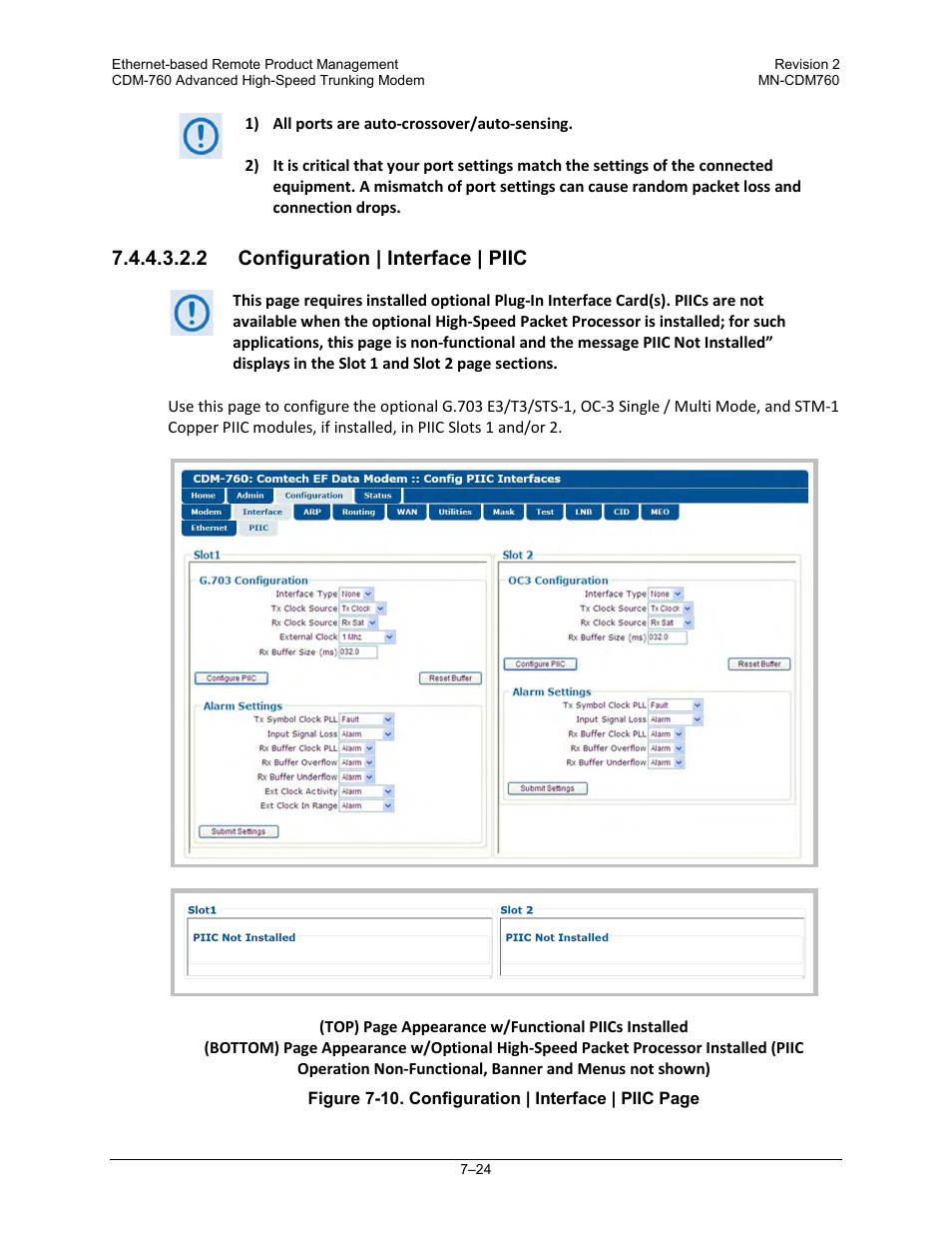Comtech EF Data CDM-760 User Manual | Page 182 / 416