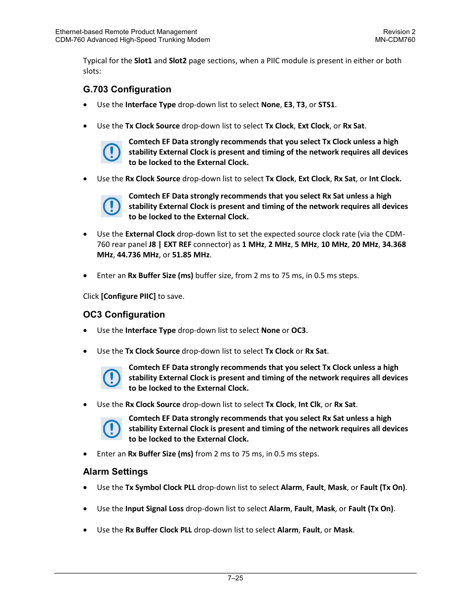 Comtech EF Data CDM-760 User Manual | Page 183 / 416