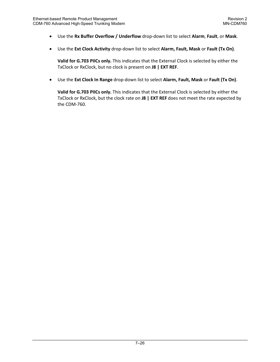 Comtech EF Data CDM-760 User Manual | Page 184 / 416