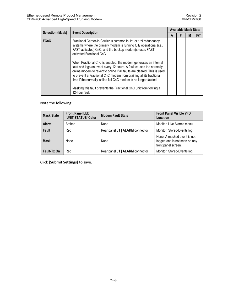 Comtech EF Data CDM-760 User Manual | Page 202 / 416