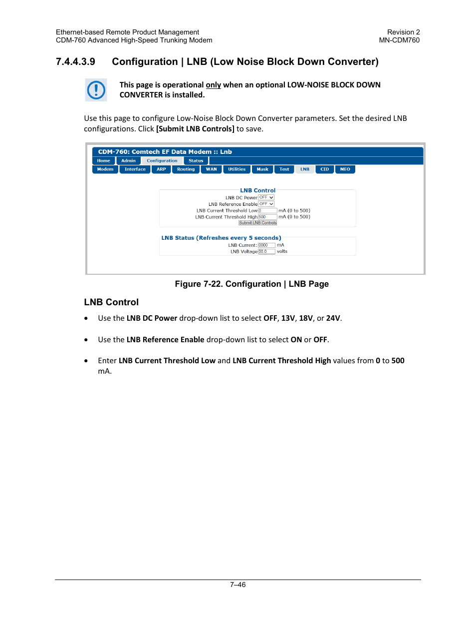 Comtech EF Data CDM-760 User Manual | Page 204 / 416