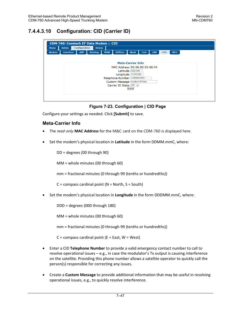 Comtech EF Data CDM-760 User Manual | Page 205 / 416