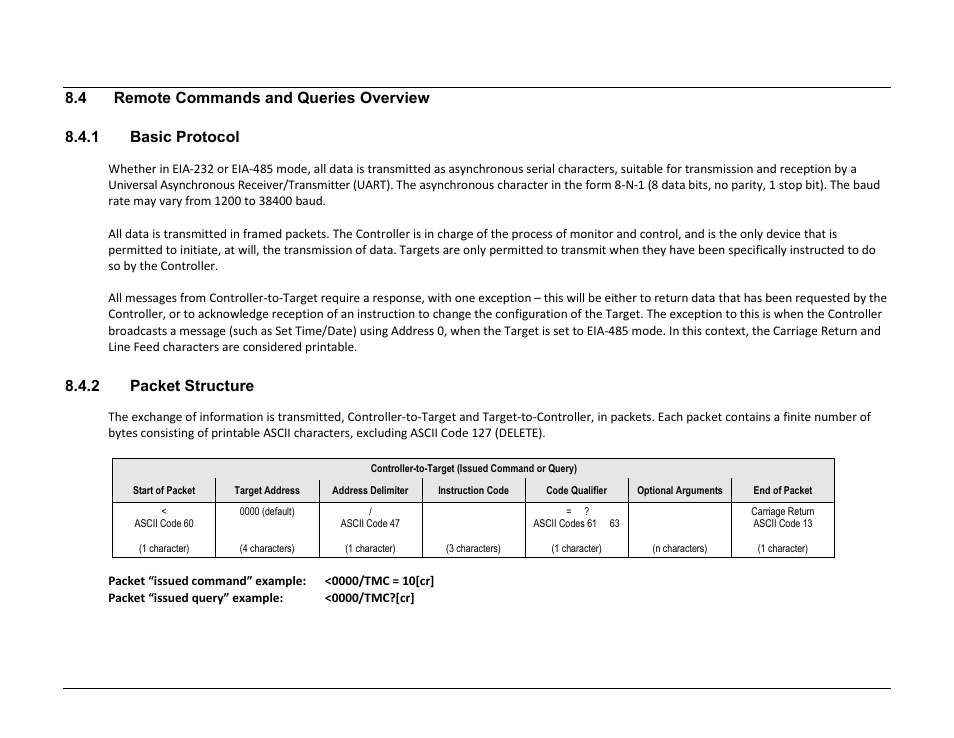 2 packet structure | Comtech EF Data CDM-760 User Manual | Page 237 / 416