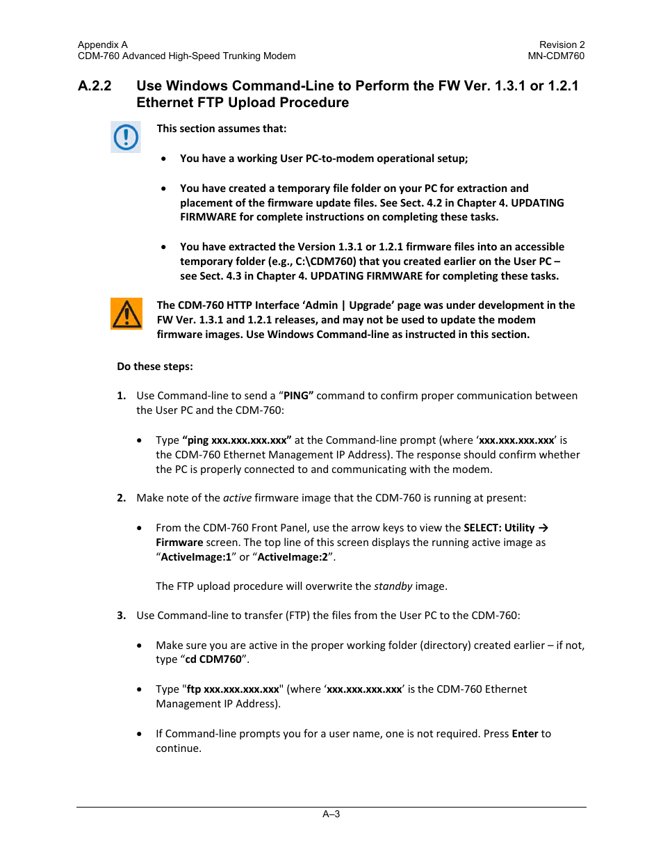 Comtech EF Data CDM-760 User Manual | Page 281 / 416