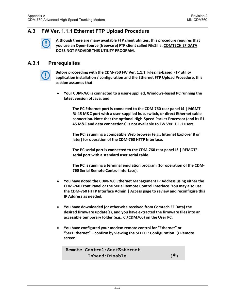 Comtech EF Data CDM-760 User Manual | Page 285 / 416