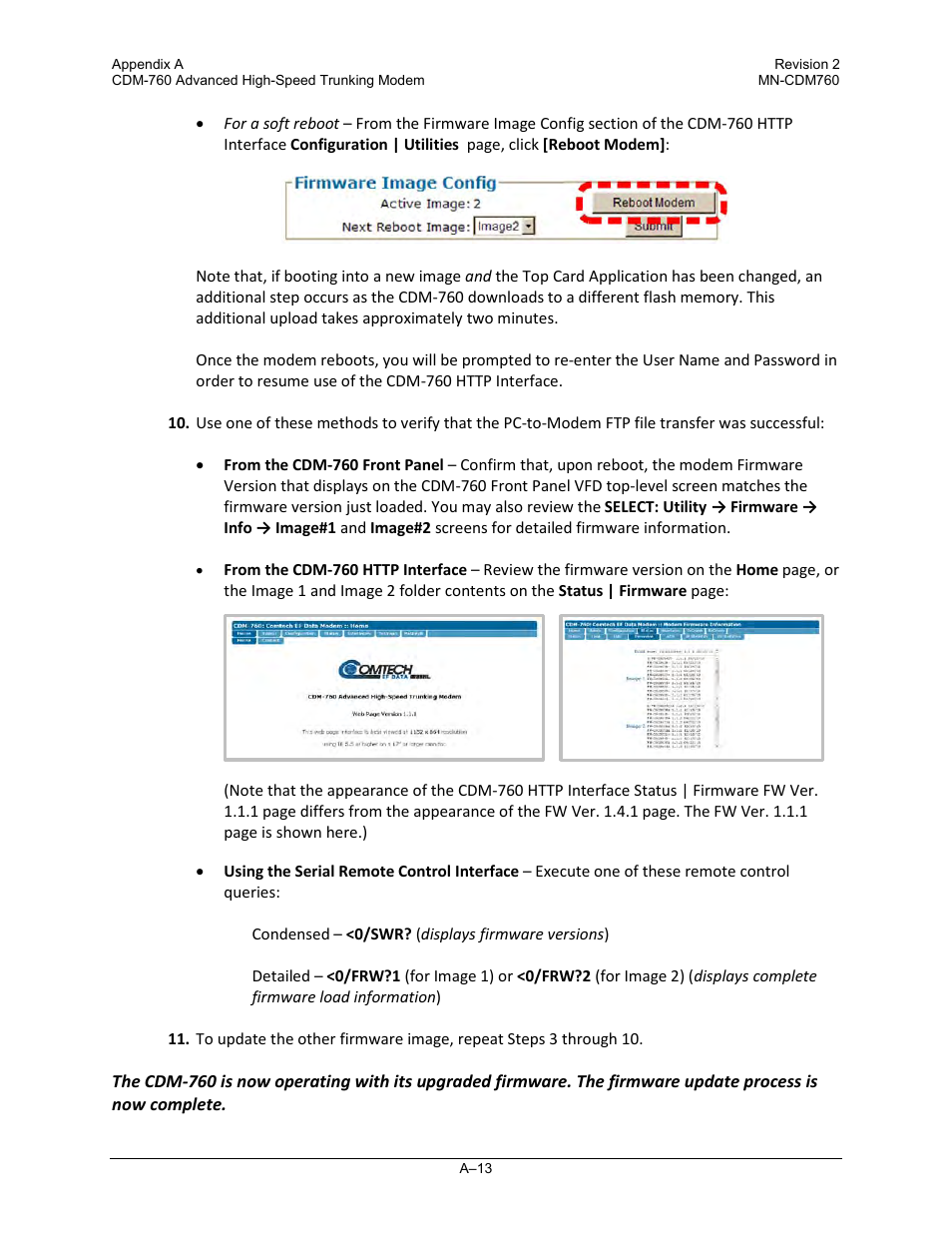 Comtech EF Data CDM-760 User Manual | Page 291 / 416