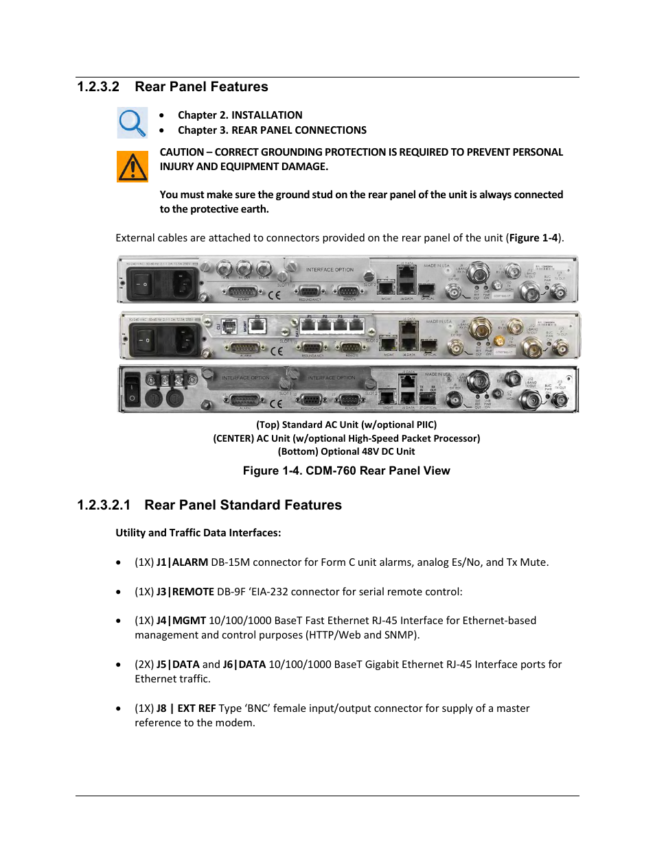 Comtech EF Data CDM-760 User Manual | Page 32 / 416