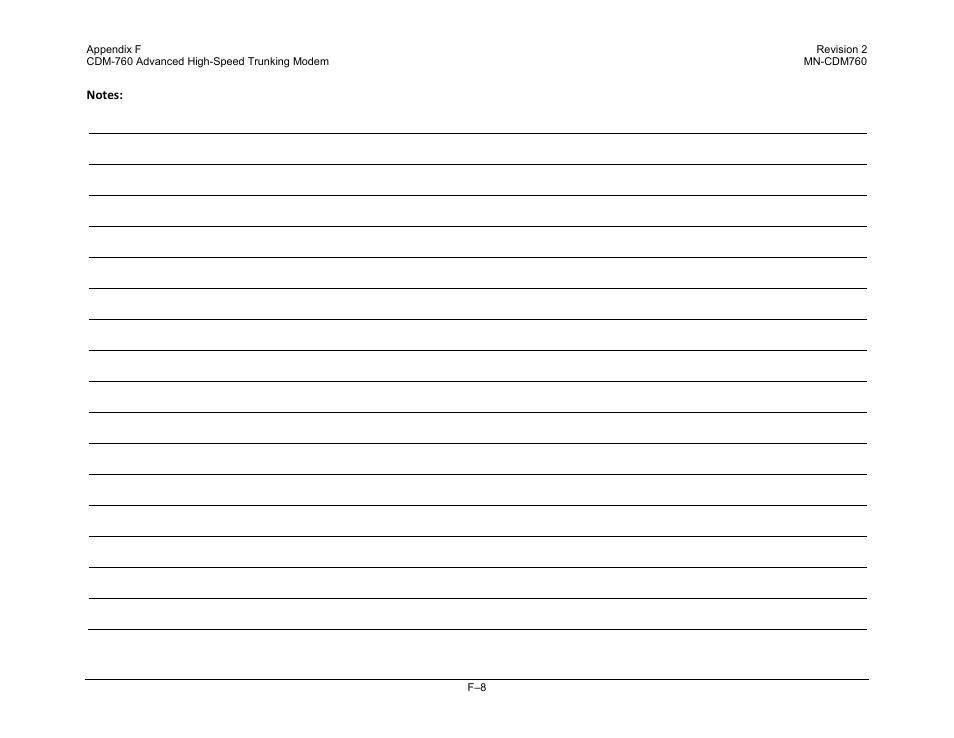 Comtech EF Data CDM-760 User Manual | Page 322 / 416