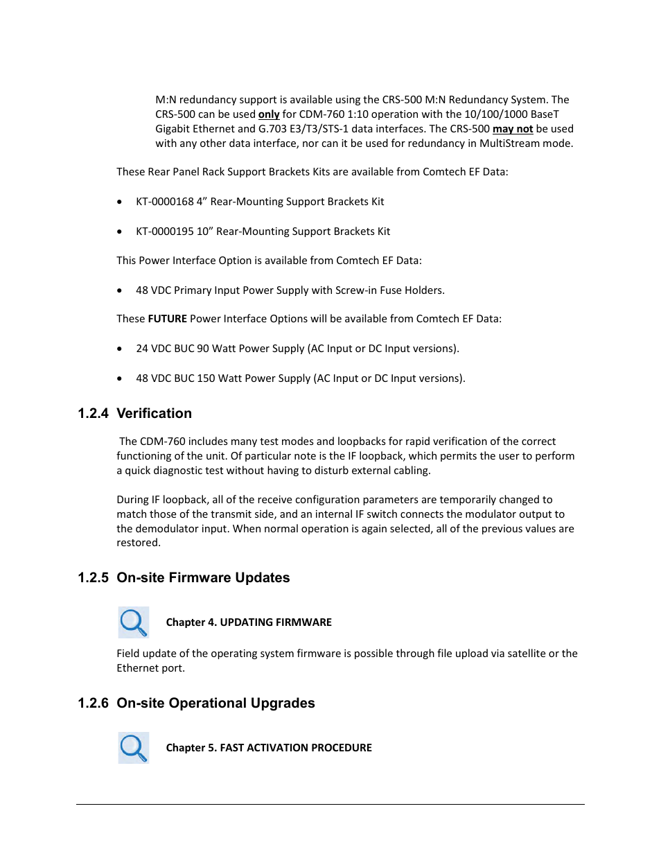 Comtech EF Data CDM-760 User Manual | Page 34 / 416