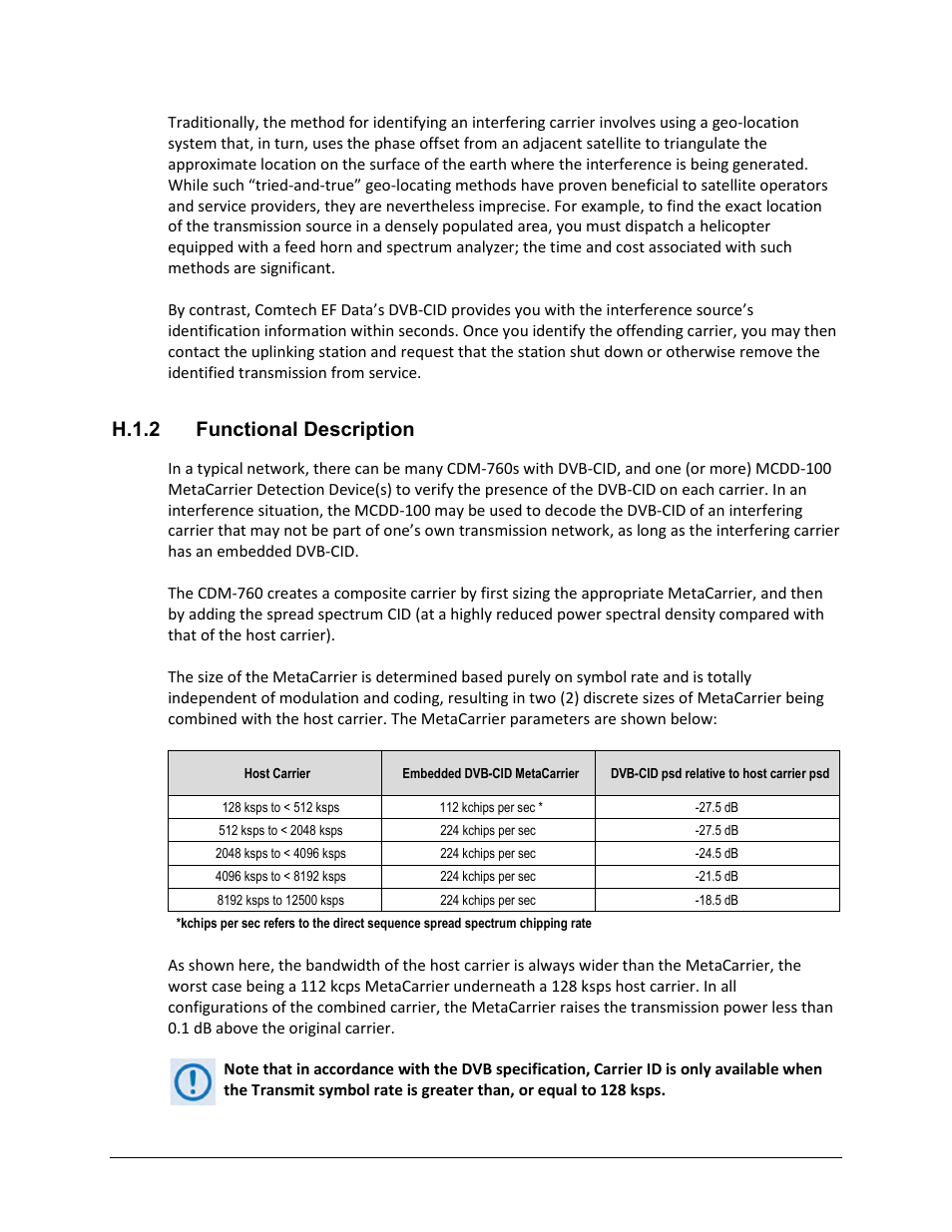 H.1.2 functional description | Comtech EF Data CDM-760 User Manual | Page 368 / 416