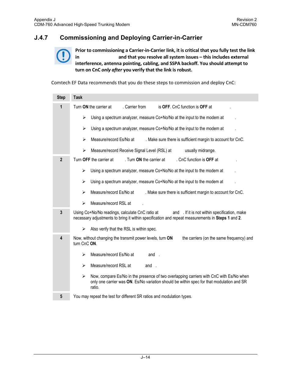 Comtech EF Data CDM-760 User Manual | Page 392 / 416