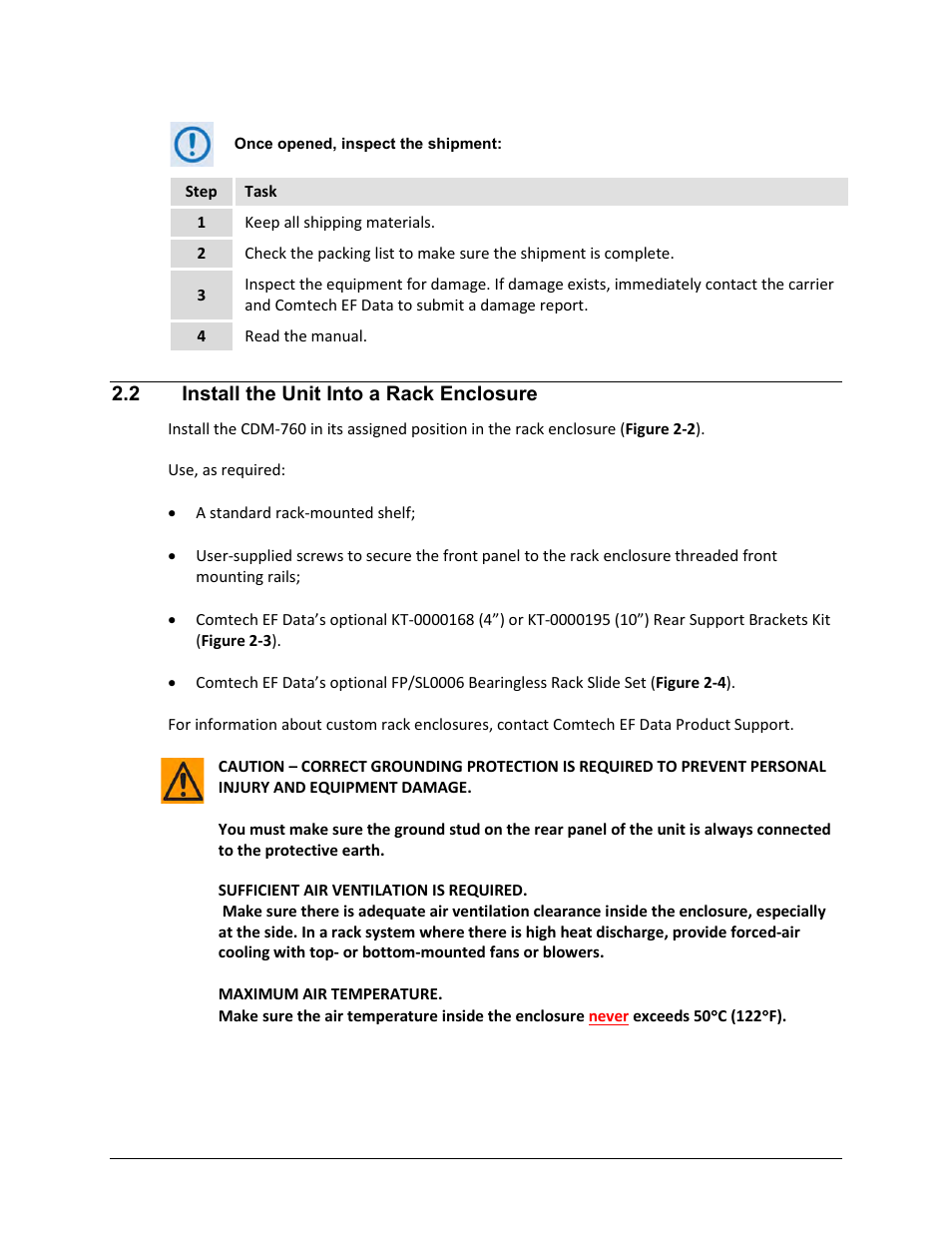 Comtech EF Data CDM-760 User Manual | Page 44 / 416